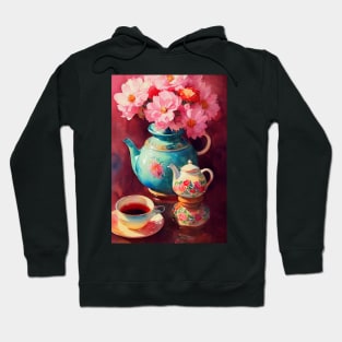 Watercolor teapot Hoodie